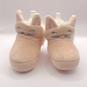 JOE FRESH Infant Slippers, Kitten Booties, Pink